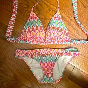 Victoria Secret multi color chevron pattern